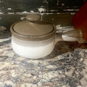 Cottagecore ceramic soup bowl